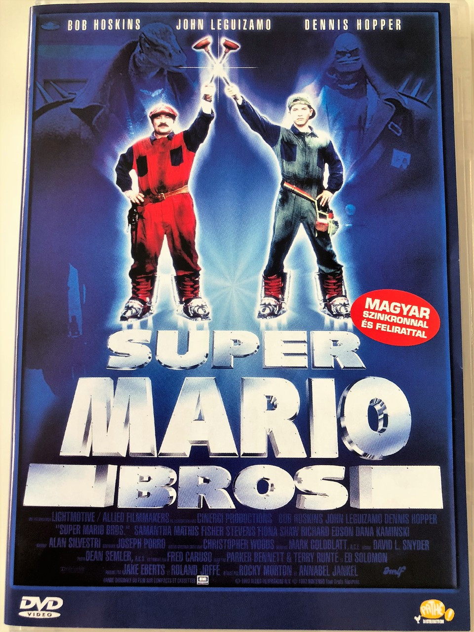 Super Mario Bros DVD 1993 / Directed by Rocky Morton, Annabel Jankel /  Starring: Bob Hoskins, John Leguizamo,