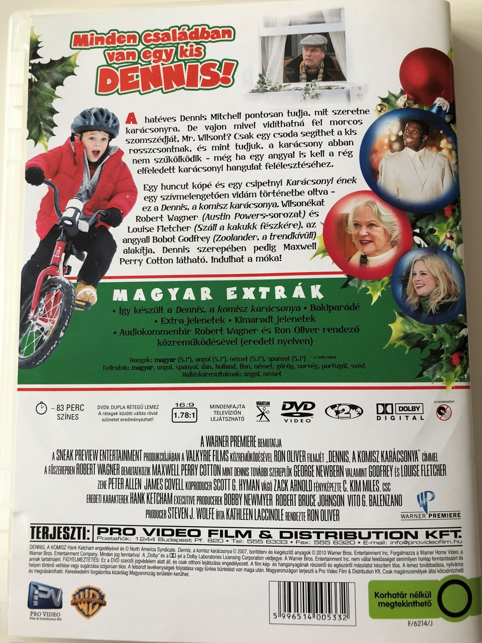A Dennis The Menace Christmas Dvd 2007 Dennis A Komisz Karacsonya Directed By Ron Oliver Starring Robert Wagner Louise Fletcher Maxwell Perry Cotton Kim Schraner Jack Noseworthy Bibleinmylanguage