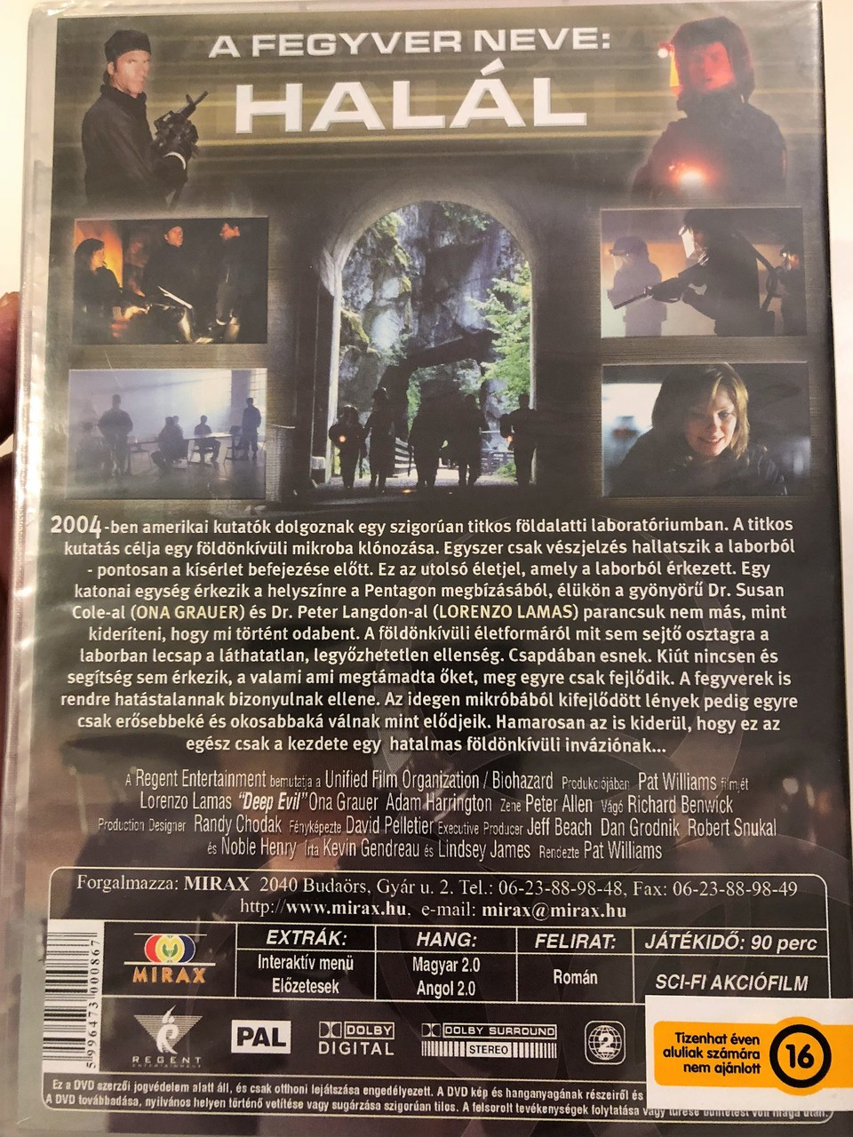 Deep Evil Dvd 2004 A Fegyver Neve Halal Directed By Pat Williams Starring Lorenzo Lamas Ona Grauer Adam Harrington Sci Fi Action Movie Bibleinmylanguage