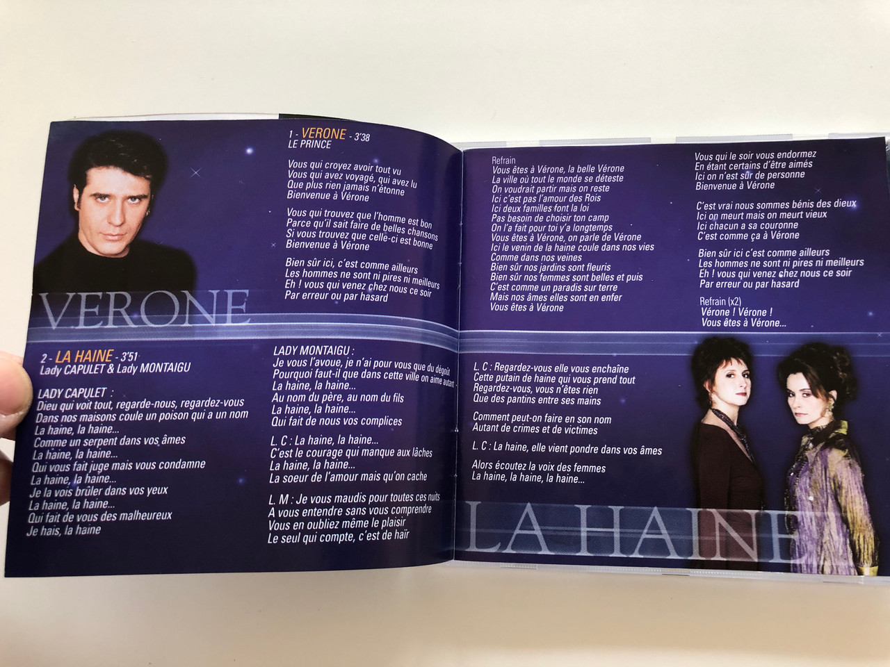 Romeo Juliette De La Haine A L Amour Audio Cd 00 Romeo Juliet From Hatred To Love Bande Originale Du Spectacle Musical De Gerard Presgurvic D Apres L Ceuvre