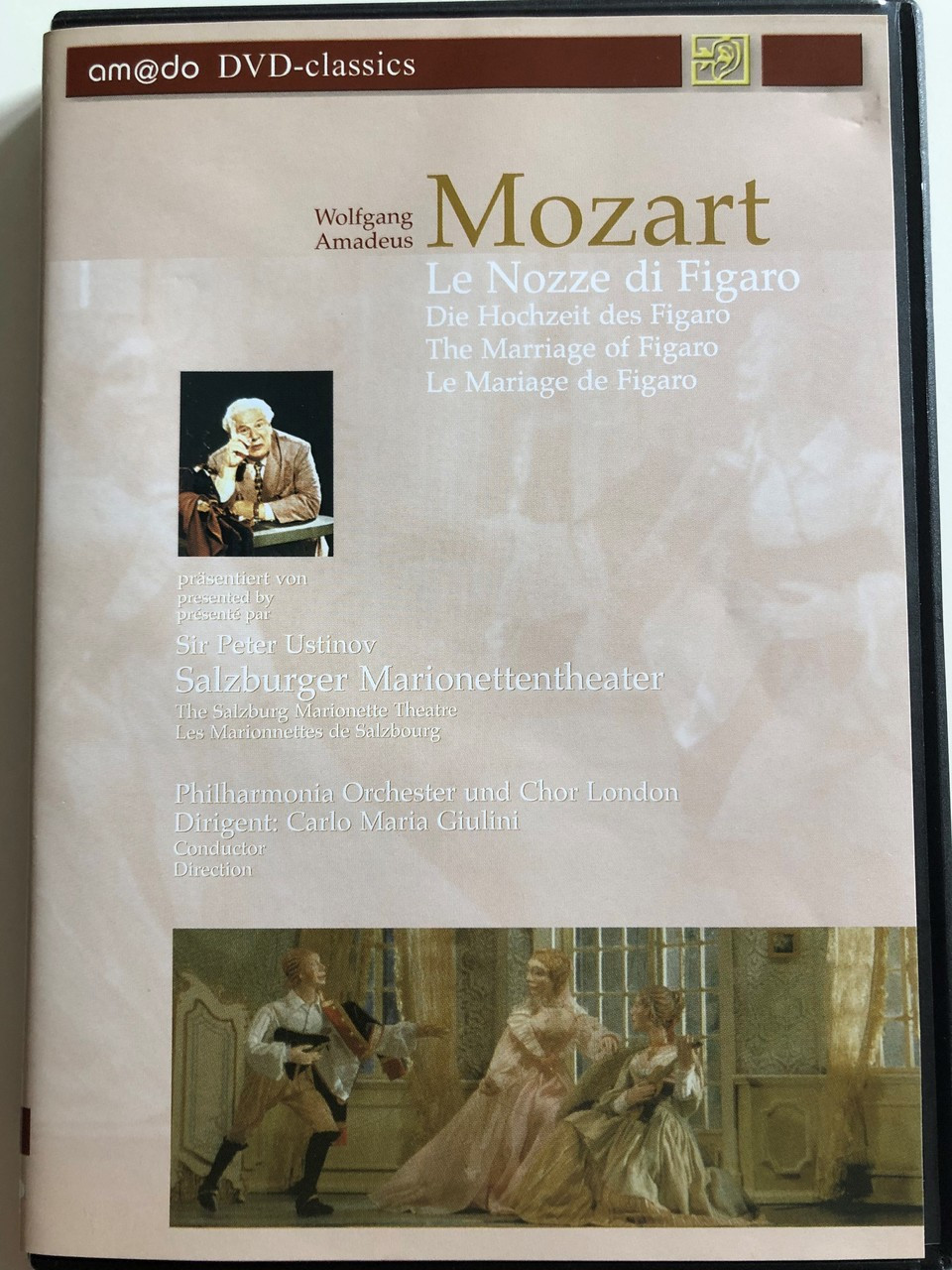 W A Mozart Le Nozze Di Figaro Dvd 02 The Marriage Of Figaro Directed By Georg Wubbolt
