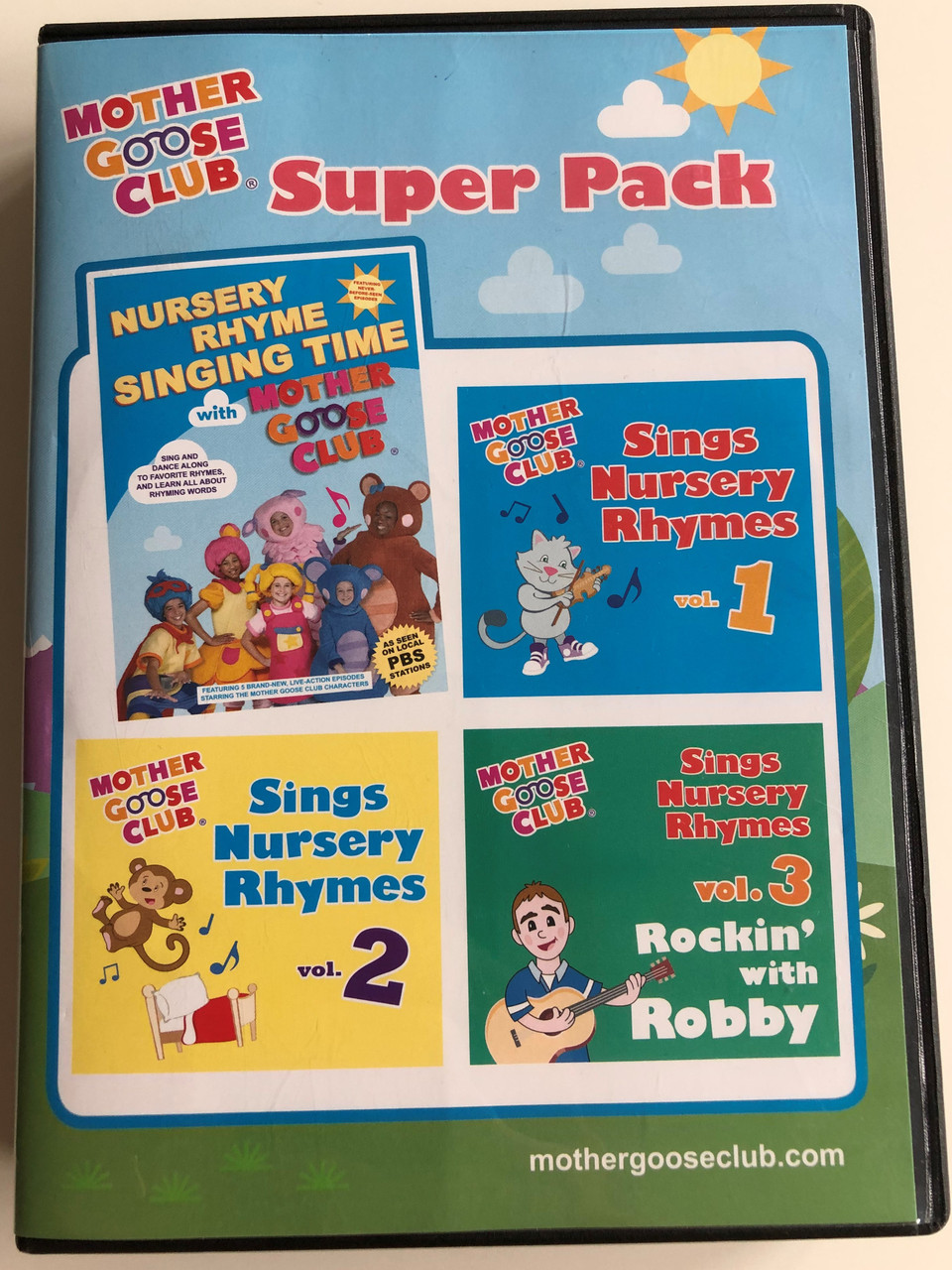 Mother Goose Club Super Pack Dvd 13 Nursery Rhyme Singing Time Dvd 3 Cd Set Sockeye Media Episodes Songs Preschool To The World Bibleinmylanguage