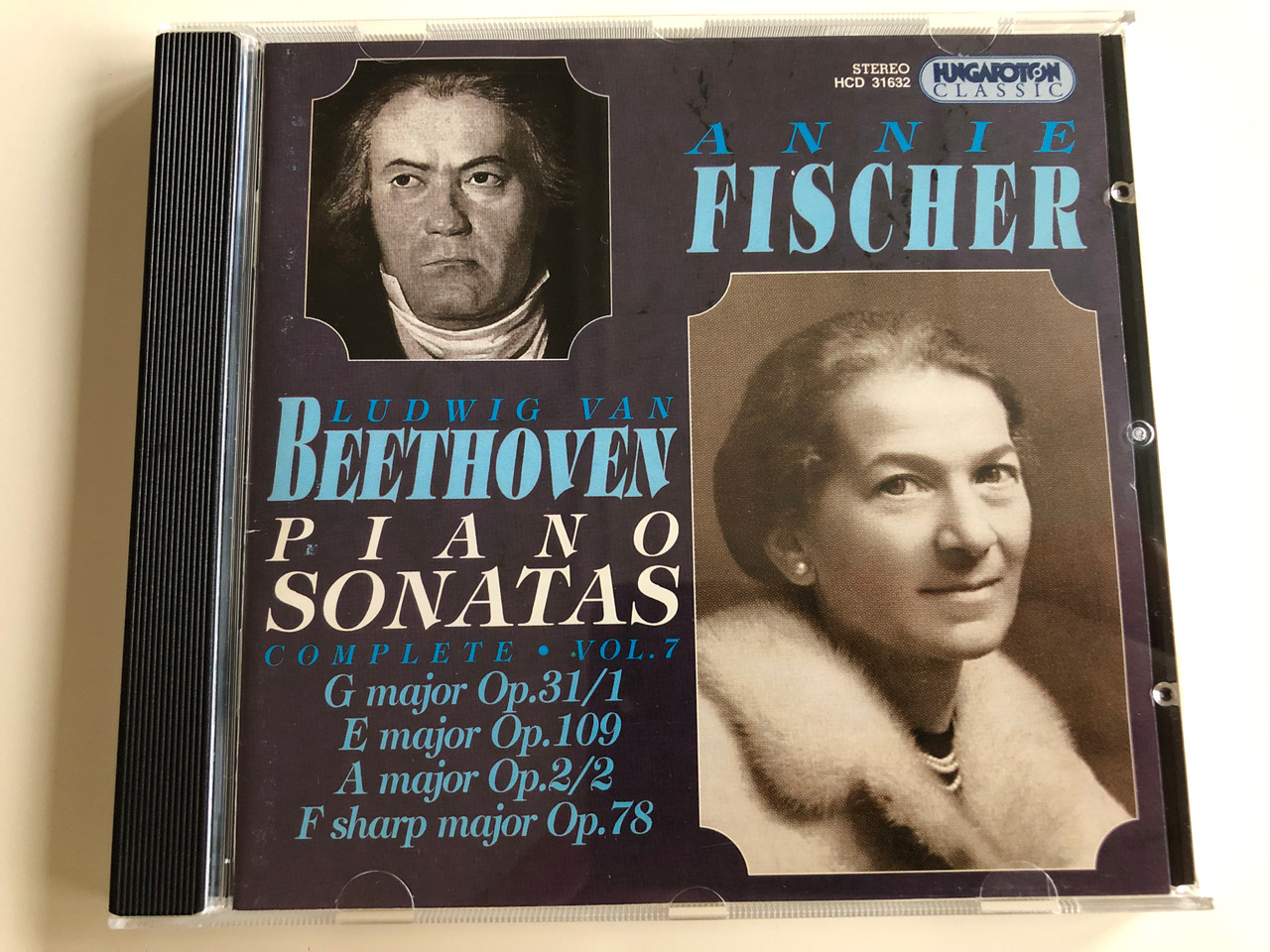 Annie Fischer Ludwig Van Beethoven Piano Sonatas Complete Vol 7 Audio Cd 1998 G Major Op 31 1 E Major Op 109 A Major Op 2 2 F Sharp Major Op 78 Hungaroton Classic Hcd Bibleinmylanguage