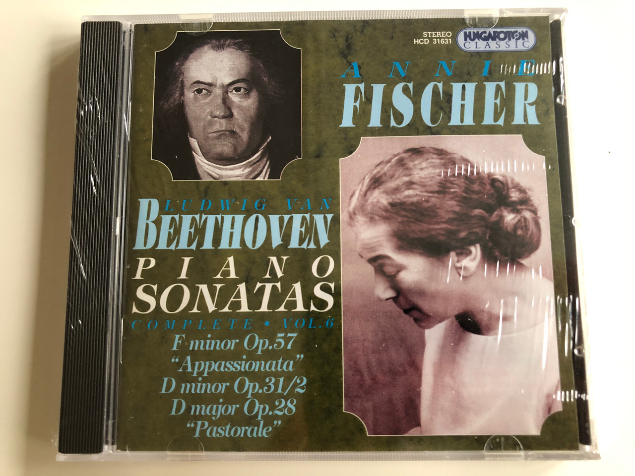 Annie Fischer - Ludwig Van Beethoven Piano Sonatas - Complete Vol. 6 / Audio CD 1997 / Hungaroton Classic / HCD 31631 Annie Fischer - Ludwig Van Beethoven Piano Sonatas - Complete Vol. 6 / Audio CD 1997 / Hungaroton Classic HCD31631UPC 5991813163127MADE IN HUNGARYTOTAL TIME: 69:42