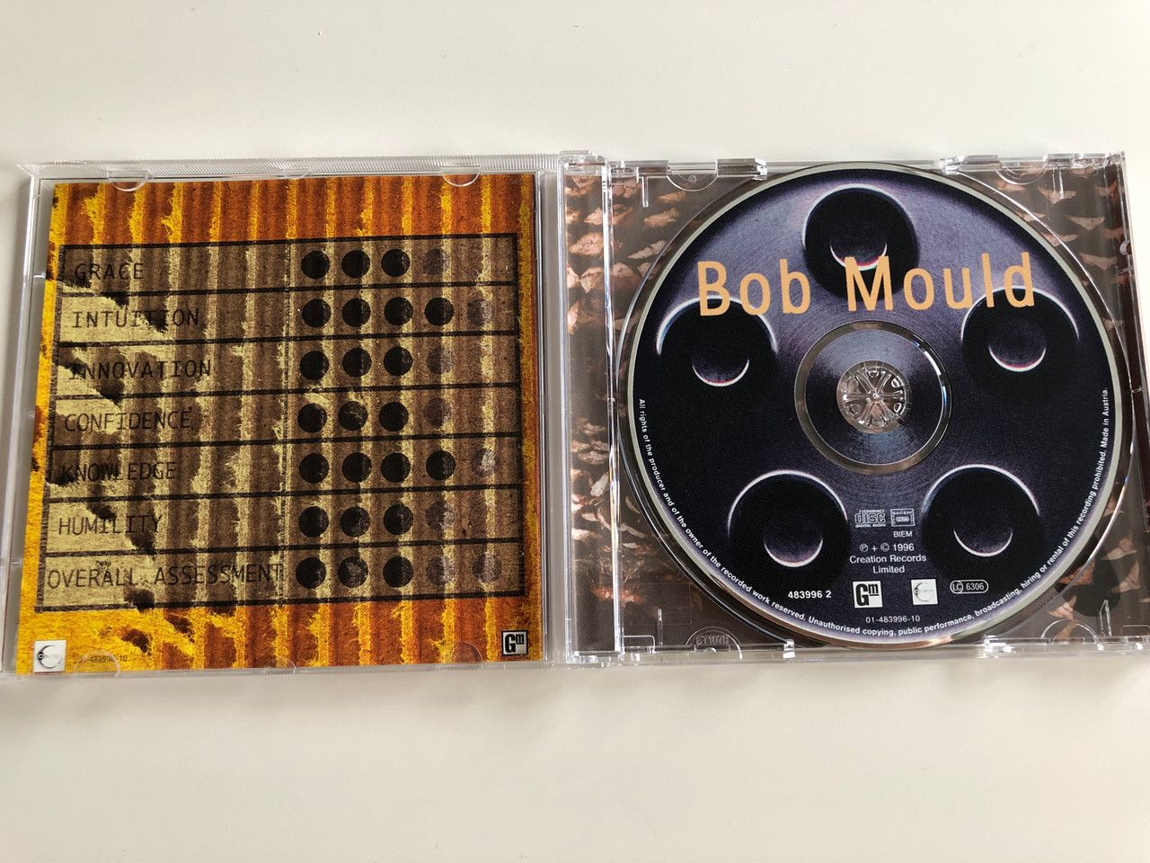 Bob Mould / Anymore Time Between, I hate Alternative Rock, Fort Knox, King  Solomon, Hair Stew, Art Crisis / Audio CD 1996 / SCR 4839962 -  bibleinmylanguage