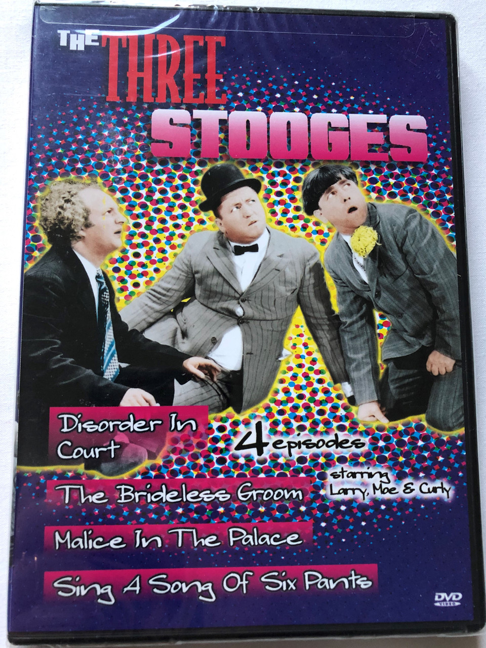 The Three Stooges 4 Episodes Dvd 03 Disorder In Court The Brideless Groom Malice In The Palace Singa A Song Of Six Pants Starring Larry Fine Moe Howard Curly Howard Shemp Howard Bibleinmylanguage