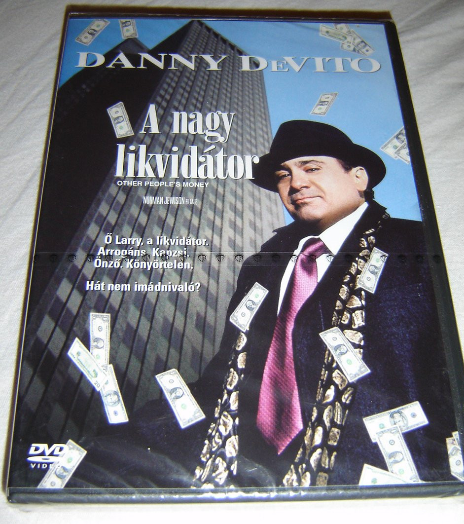 Other People's money DVD 1991 A nagy likvidátor / Directed by Norman  Jewison / Starring: Danny DeVito, Gregory Peck, Penelope Ann Miller, Piper  Laurie - bibleinmylanguage