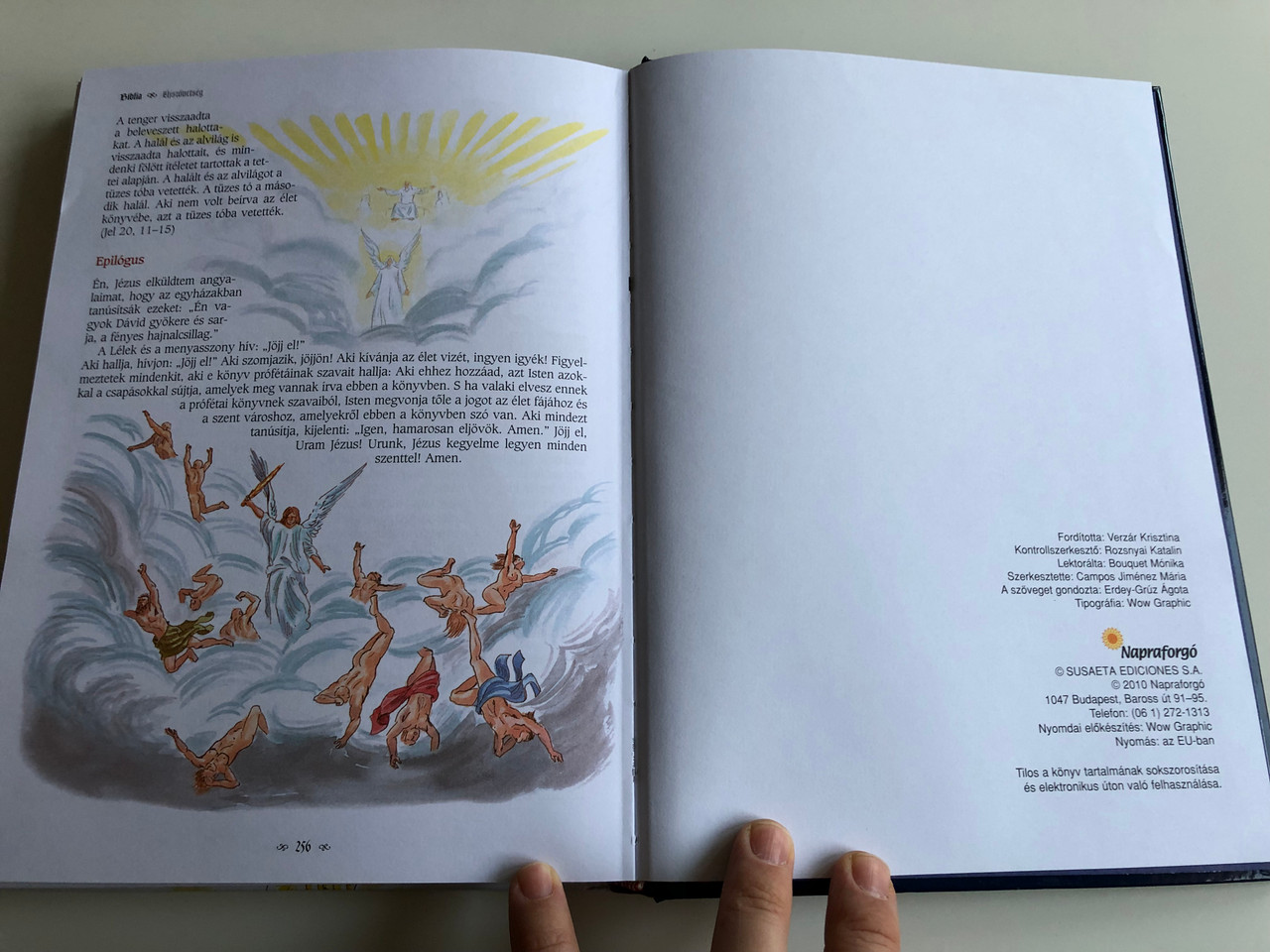 Biblia gyermekeknek / Hungarian Bible for children / Editor: Campos Jiménez  Mária / Hardcover 2010 / Napraforgó kiadó - bibleinmylanguage
