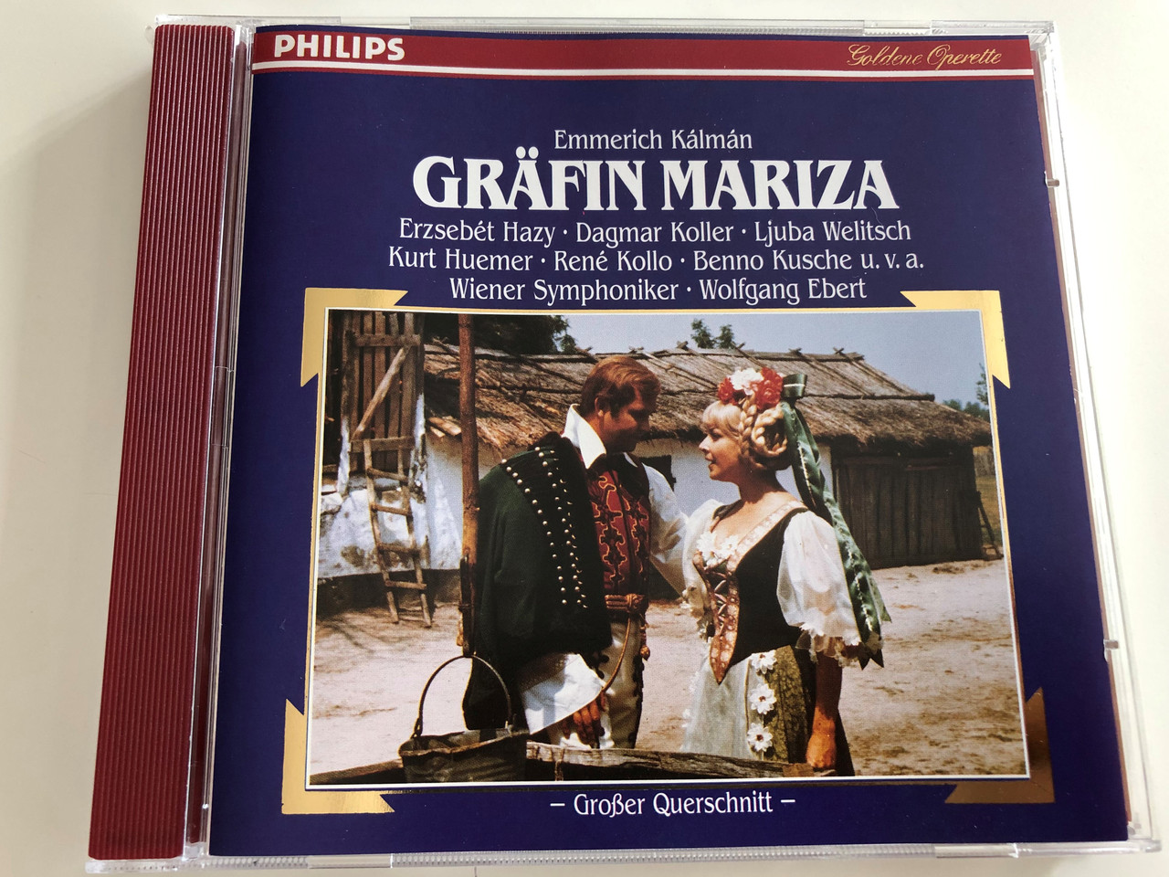 Emmerich Kálmán - Gräfin Mariza / Erzsébet Házy, Dagmar Koller, Ljuba  Welitsch, Kurt Huemer, René Kollo, Benno Kusche u.v.a / Wiener Symphoniker  / Conducted by Wolfgang Ebert / Philips / Goldene Operette / Audio CD -  bibleinmylanguage