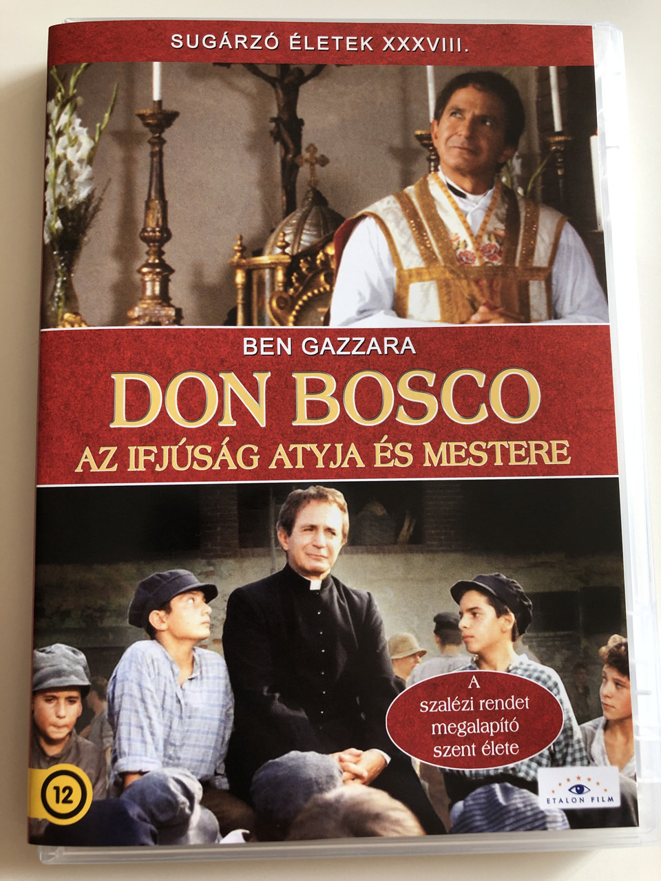 Don Bosco DVD 1988 Don Bosco Az ifjúság Atyja és Mestere / Directed by  Leandro Castellani / Starring: Ben Gazzara, Patsy Kensit, Karl Zinny,  Laurent Terzieff / Don Bosco: The True Story