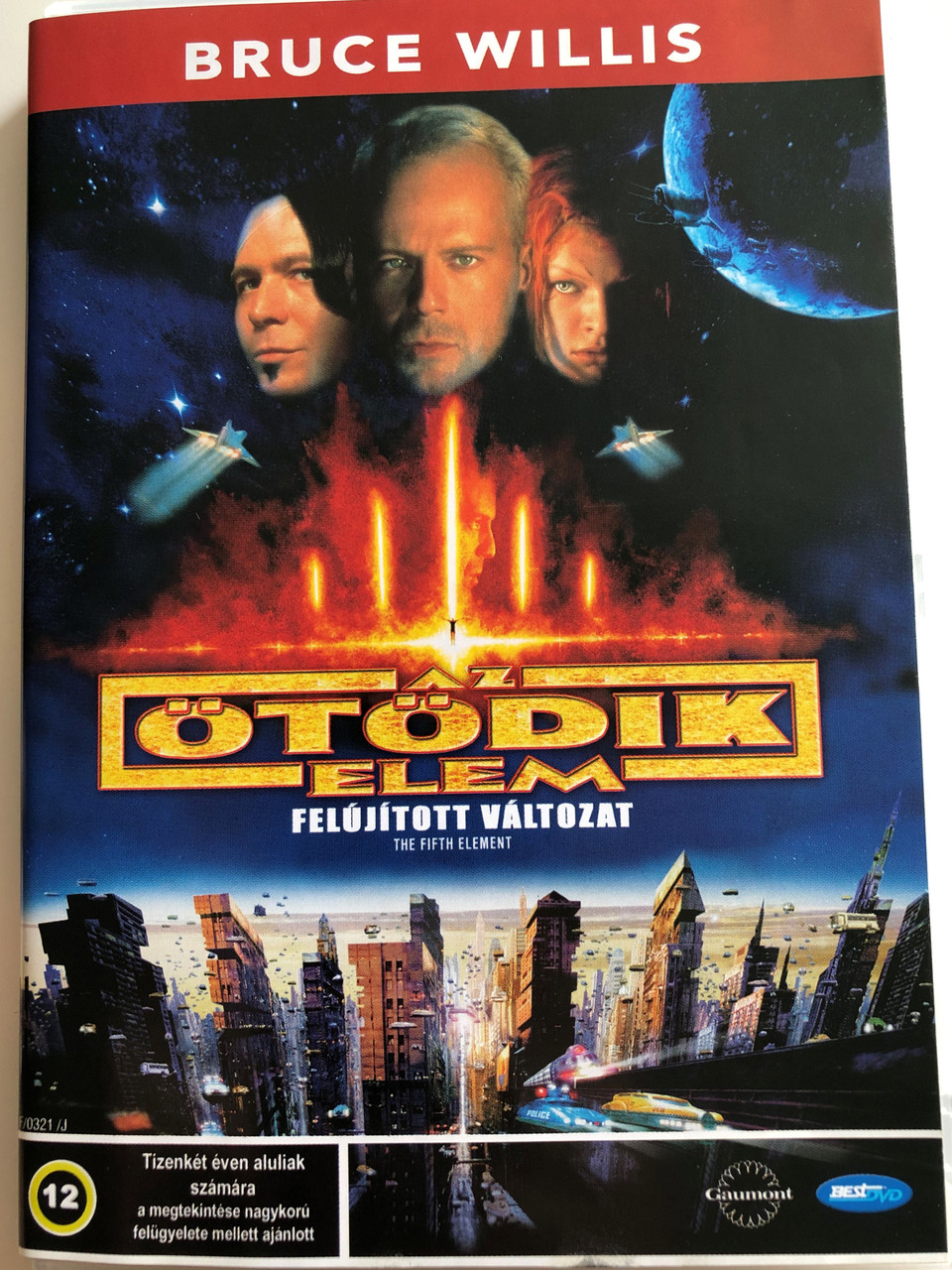 The Fifth Element DVD 1997 Az ötödik elem - Felújított változat / Directed  by Luc Besson / Starring: Bruce Willis, Milla Jovovich, Gary Oldman -  bibleinmylanguage