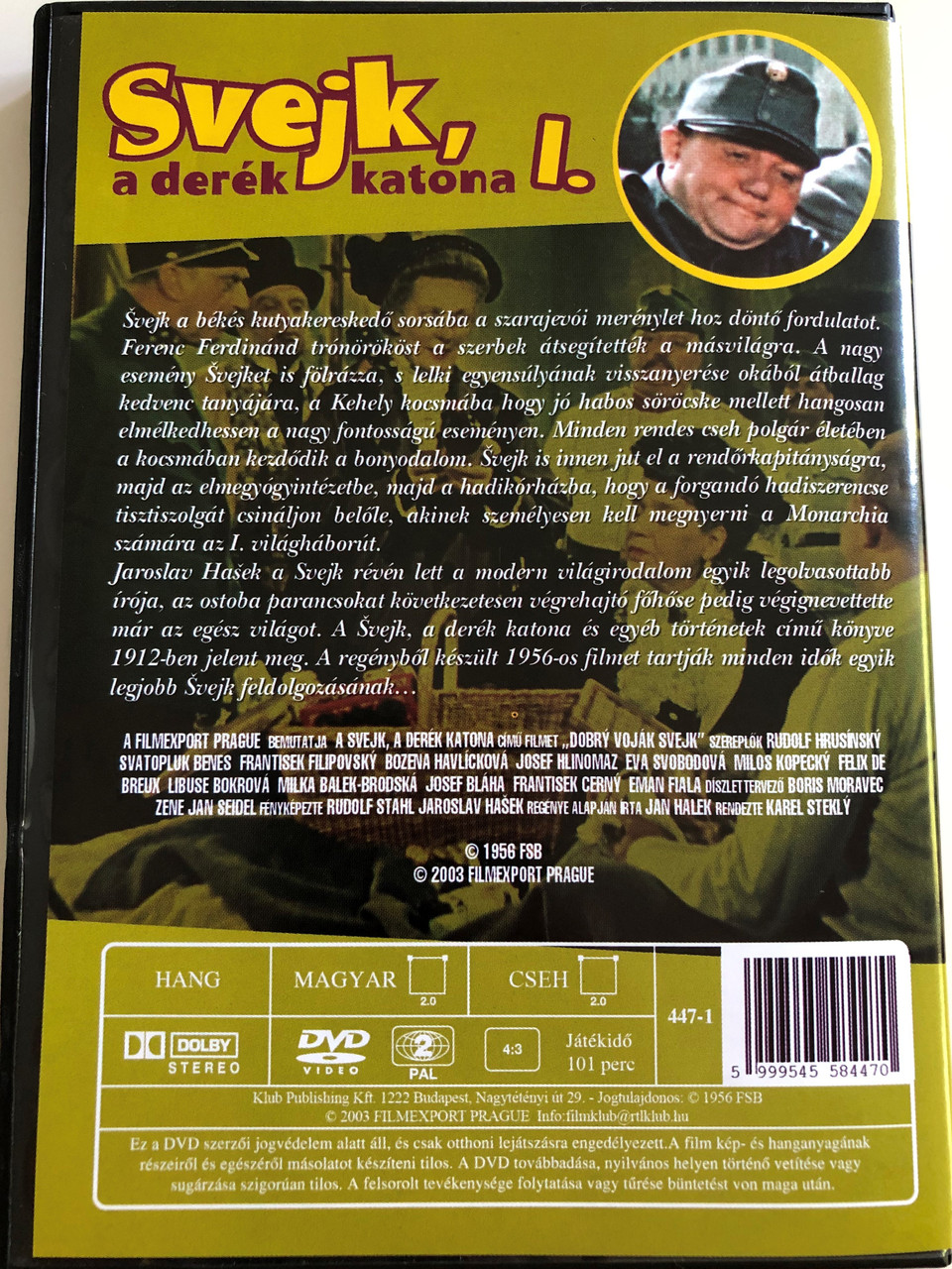 Dobry Vojak Svejk 1 Dvd 1956 Svejk A Derek Katona 1 Directed By Karel Stekly Starring Rudolf Hrusinsky Svatopluk Benes Frantisek Filipovsky Bozena Havlickova Bibleinmylanguage