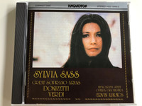 Sylvia Sass / Great soprano Arias / Donizetti, Verdi / Hungarian State Opera Orchestra / Conducted by Ervin Lukács / HCD 12405-2 / Hungaroton Audio CD (HCD12405-2)