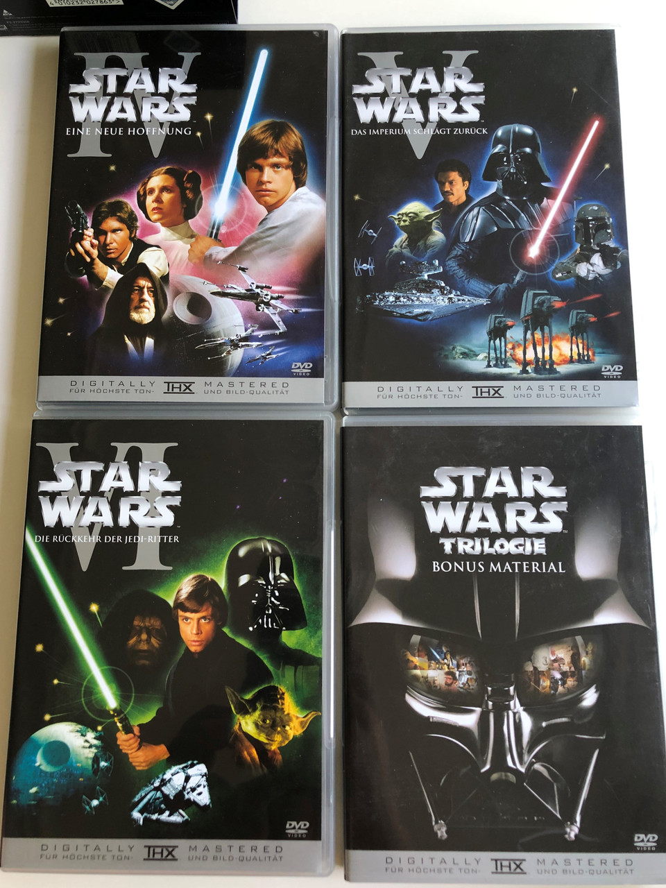 Star Wars Trilogie Dvd Set 2004 German Episode Iv A New Hope V The Empire Strikes Back Vi Return Of The Jedi Eine Neue Hoffnung Das