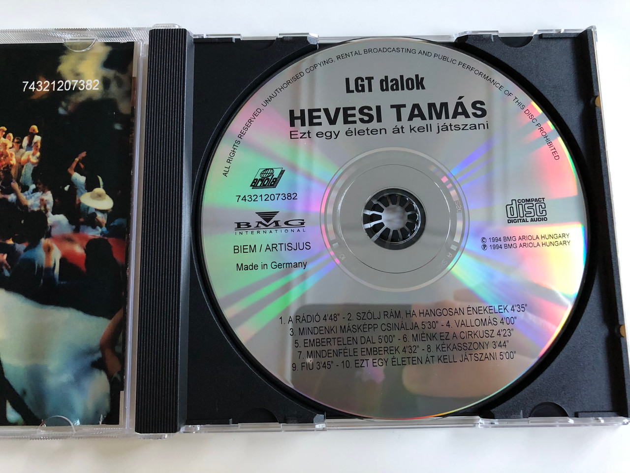 Hevesi Tamás - ezt egy életen át kell játszani / LGT dalok / Audio CD 1994  / BMG Ariola Hungary - bibleinmylanguage
