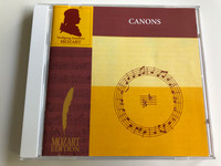 Canons - Wolfgang Amadeus Mozart / Brilliant Classics / 99738-6 / Chamber Choir of Europe, leader Nicol Matt / Audio CD 2002 (5028421973869)