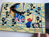 A vidám Pöfivonat by Zdenek Miler - Jan Čarek / Hungarian translation of O veselé mašince / Color Board book about trains / Móra könyvkiadó 2017 (9789634157243)