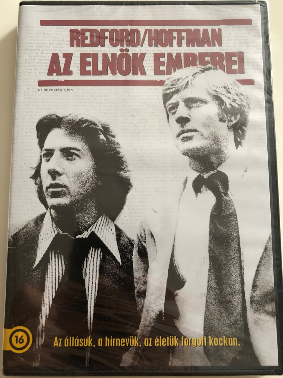 All the President's men DVD 1976 Az Elnök emberei / Directed by Alan J.  Pakula / Starring: Robert Redford, Dustin Hoffman, Jack Warden -  bibleinmylanguage