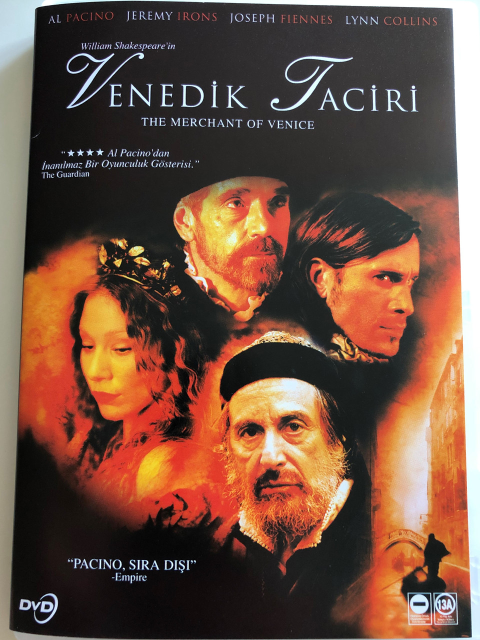 william shakespeare s the merchant of venice dvd 2004 venedik taciri directed by michael radford starring al pacino jeremy irons joseph