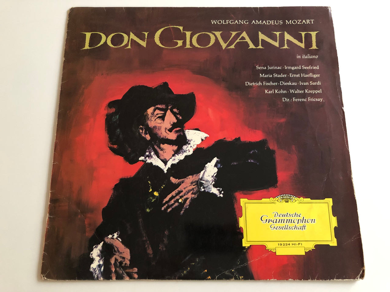 Wolfgang Amadeus Mozart Don Giovanni In Italiano Conducted Ferenc Fricsay Sena Jurinac Irmgard Seefried Maria Stader Ernst Haefliger Dietrich Fischer Dieskau Deutsche Grammophon Lp Hi Fi Lpem 19 224 Bibleinmylanguage