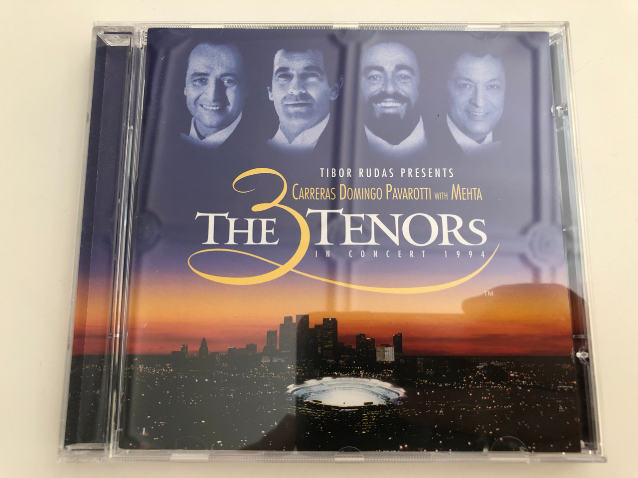 The 3 Tenors in Concert 1994 / Carreras, Domingo, Pavarotti with Mehta /  Audio CD 1994 / Teldec WE 805 - bibleinmylanguage