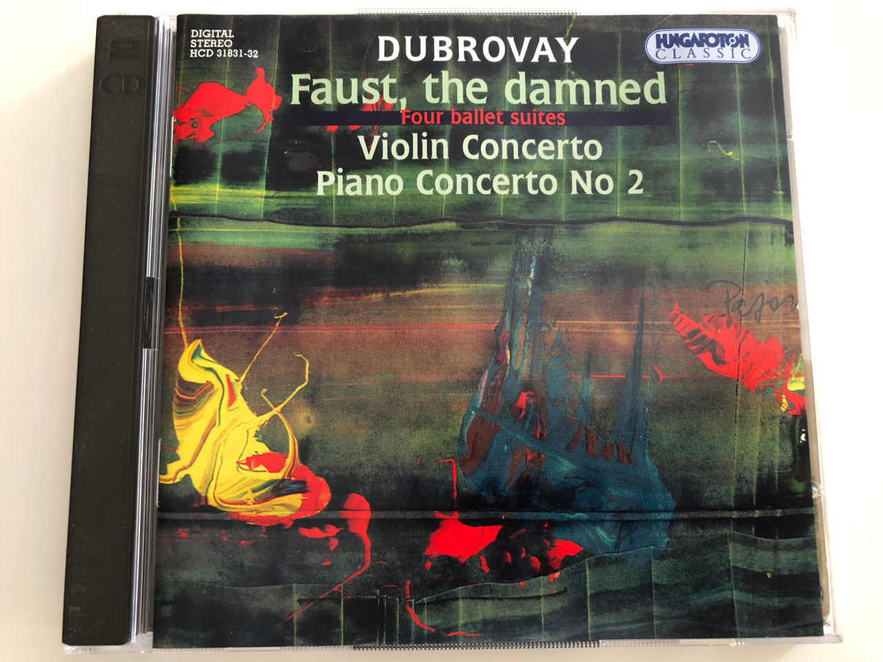 László Dubrovay - Faust, the damned / Four ballet suites / Violin Concerto,  Piano Concerto No. 2 / 2CD / Hungaroton Classic Audio CD 1995 / HCD  31831-32 - bibleinmylanguage