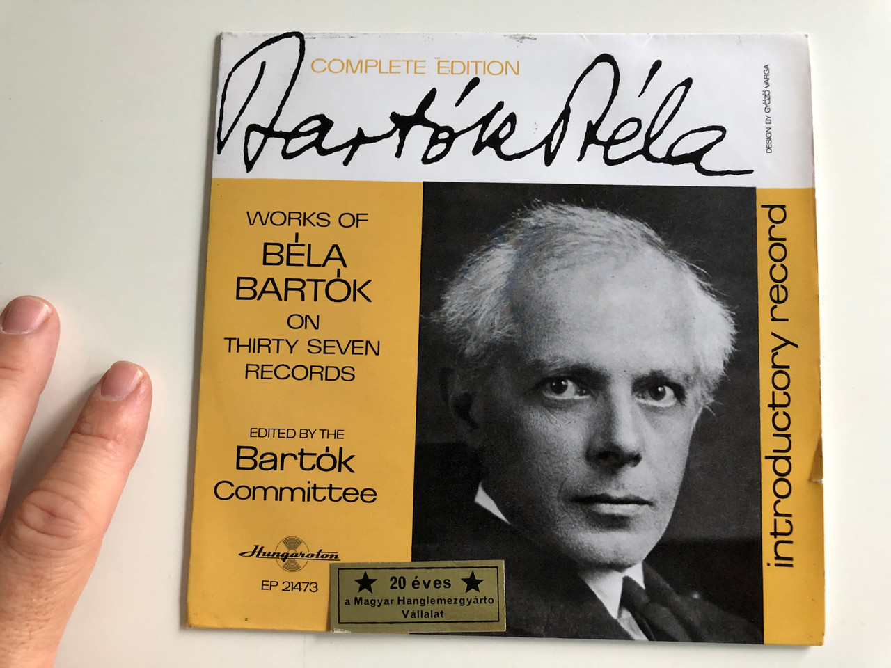 Béla Bartók ‎– Introductory Record / Works Of Bella Bartok on ...