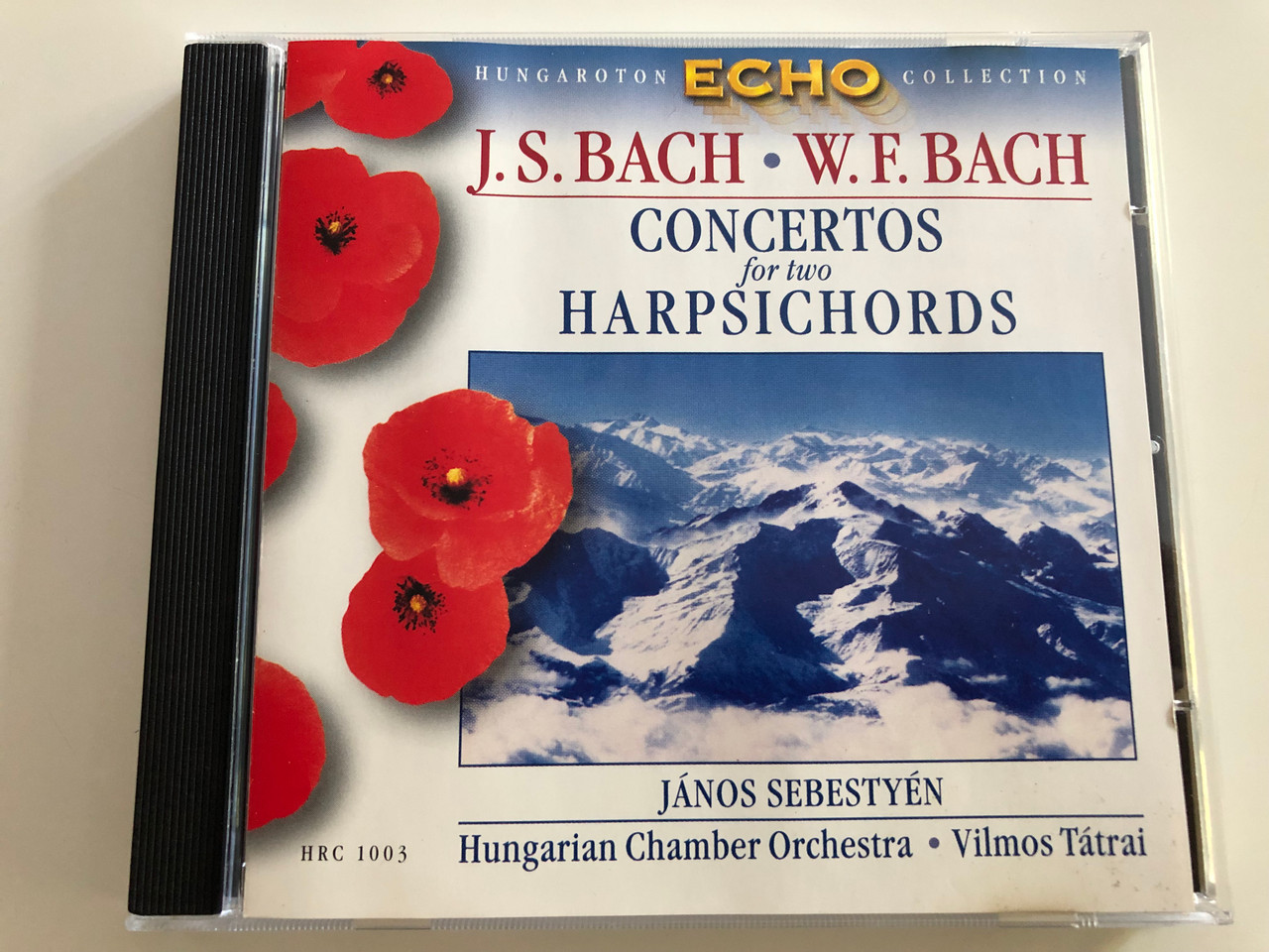 J S Bach W F Bach Concertos For Two Harpsichords Hungaroton Echo Collection Audio Cd 1999 Janos Sebestyen Harpsichord Hungarian Chamber Orchestra Conducted By Vilmos Tatrai Hrc 1003 Bibleinmylanguage