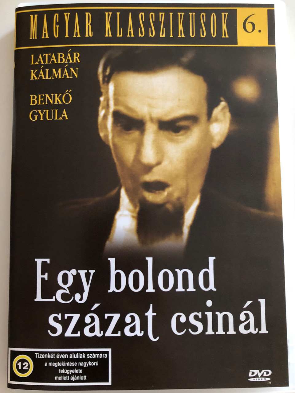 Egy Bolond Szazat Csinal Dvd 1942 Directed By Martonffy Emil Starring Latabar Kalman Benko Gyula Magyar Klasszikusok 6 Hungarian Classic B W Film Bibleinmylanguage