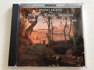 Piano Duets by Mozart, Ravel, Brahms / Dezső Ránki, Zoltán Kocsis / Hungaroton Audio CD 1987 / HCD 11646-2 (HCD 11646-2)
