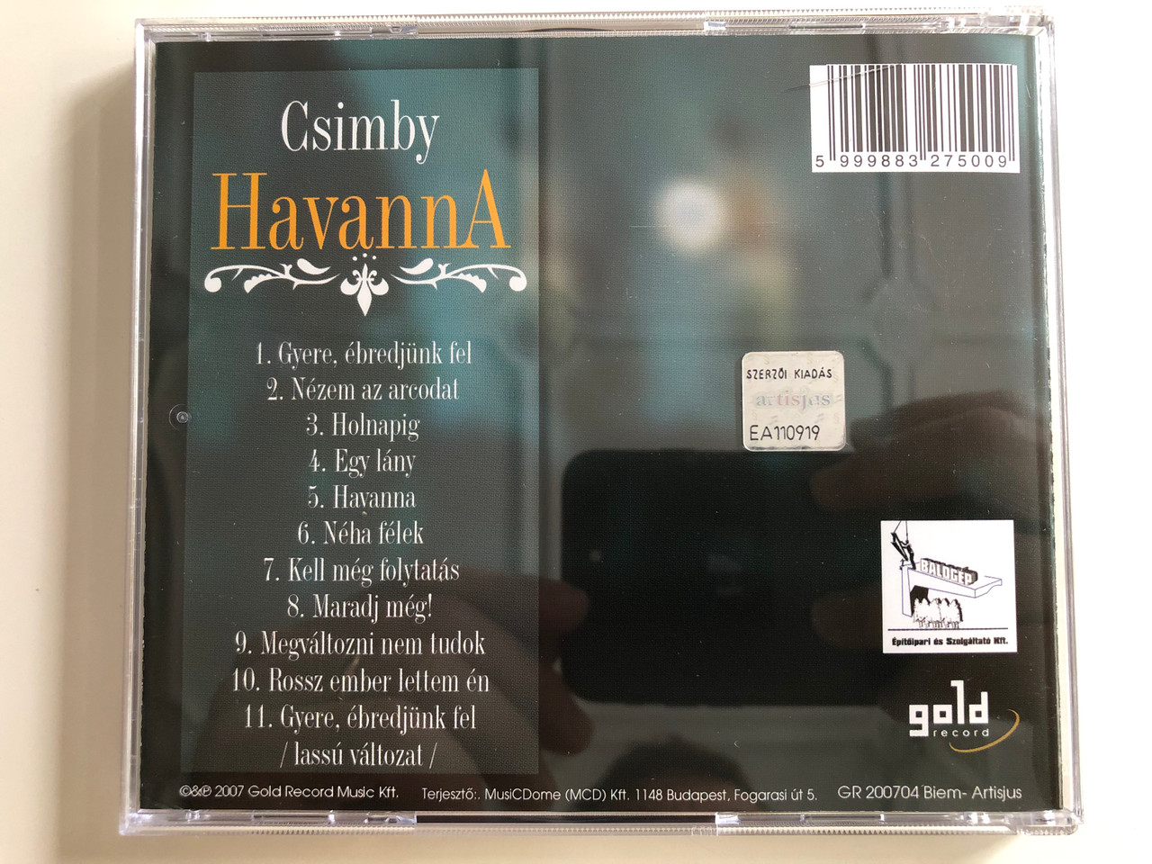 Csimby Havanna Gold Record Audio Cd 2007 Gr 200702 Bibleinmylanguage