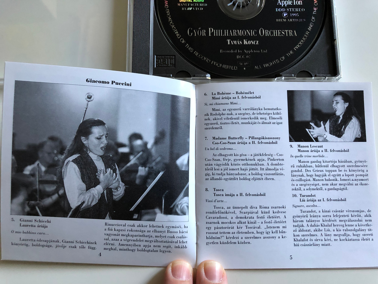 Eszter Bellai Swinging Sentiments Szarnyalo Szenvedelyek Verdi Puccini Magyar Konyvklub Audio Cd Stereo Bcc 07 Bibleinmylanguage