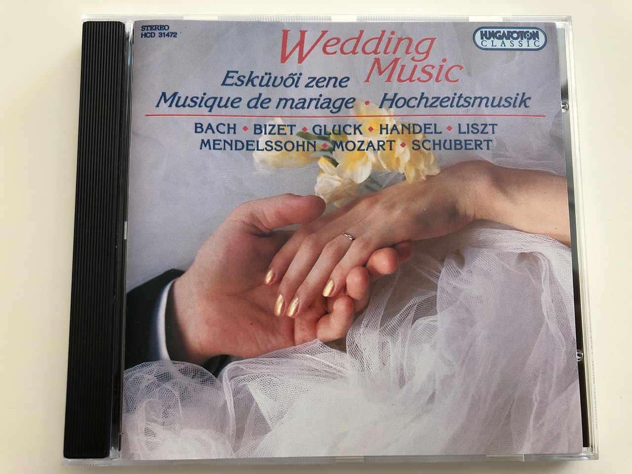 Wedding Music - Esküvői zene / Musique de mariage / Bach, Bizet, Gluck,  Handel, Liszt, Mendelssohn, Mozart, Schubert / Hungaroton Classic Audio CD  / HCD 31472 - bibleinmylanguage