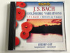 J.S. Bach - Goldberg Variations / C.P. E. Bach - Sonata In F Major / Clavichord: József Gát ‎/ Hungaroton Echo Collection Audio CD 1963 Stereo / HRC 1001