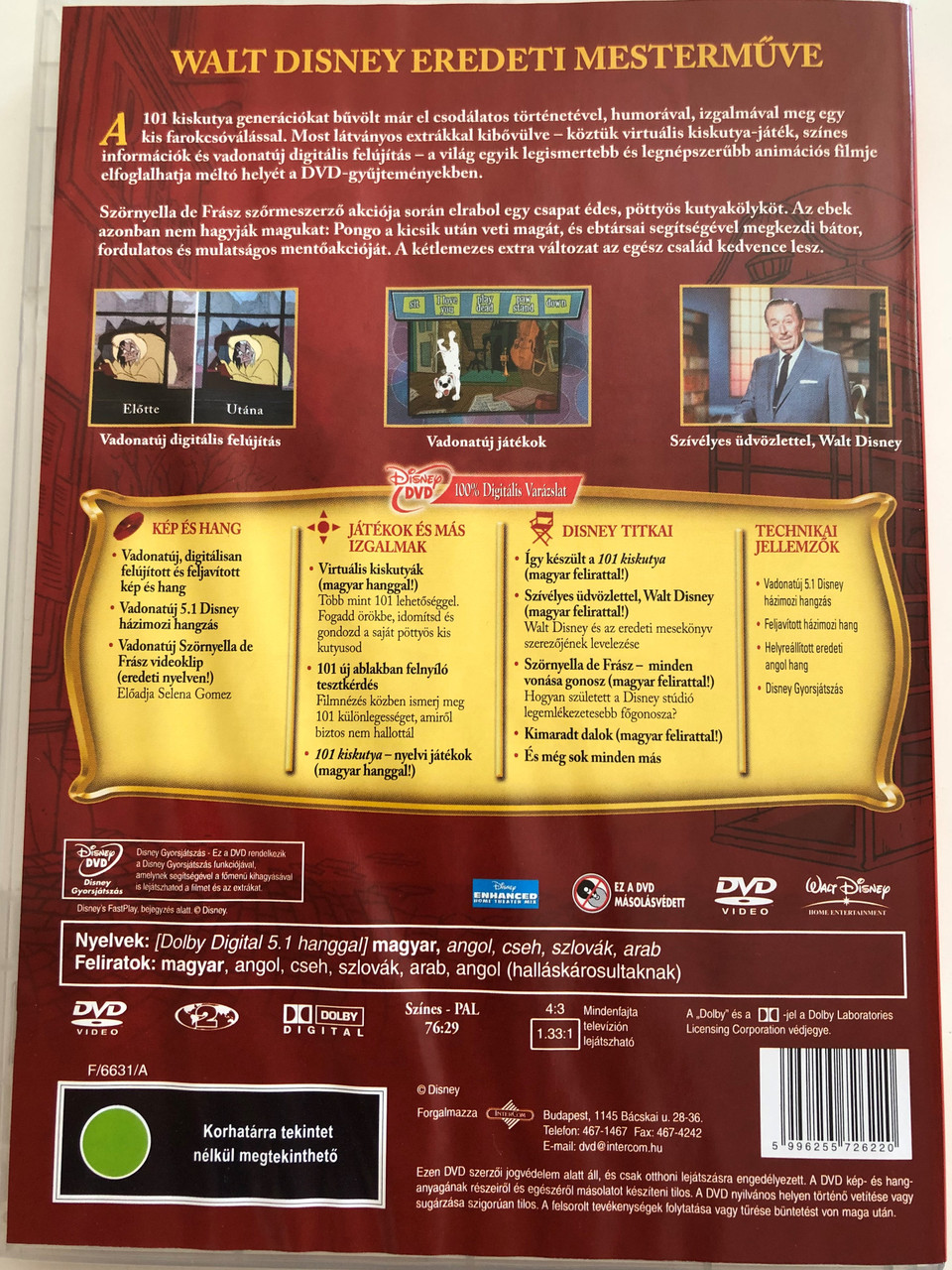 101 dalmatians special edition 2 dvd directed by wolfgang reitherman hamilton luske clyde geronimi 101 kiskutya 1961 101 kiskutya dvd 2 disc