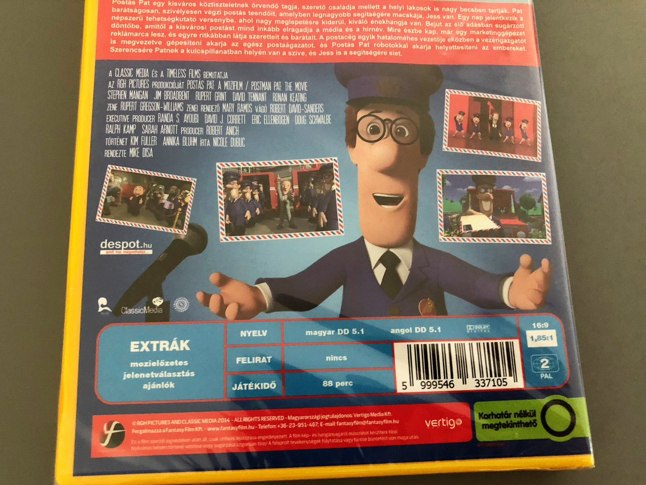Postman Pat The Movie Dvd 2014 Postas Pat A Mozifilm Directed By Mike Disa Starring Stephen Mangan Jim Broadbent Rupert Grint David Tennant Ronan Keating Bibleinmylanguage
