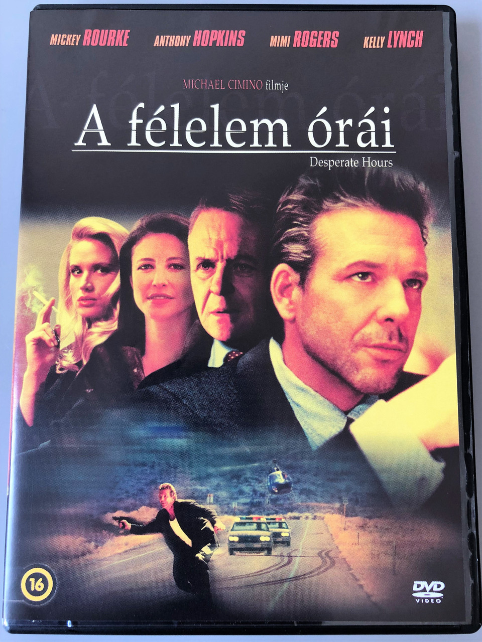 Desperate Hours DVD 1990 A félelem órái / Directed by Michael Cimino /  Starring: Mickey Rourke, Anthony Hopkins, Mimi Rogers, Lindsay Crouse,  Kelly Lynch - bibleinmylanguage