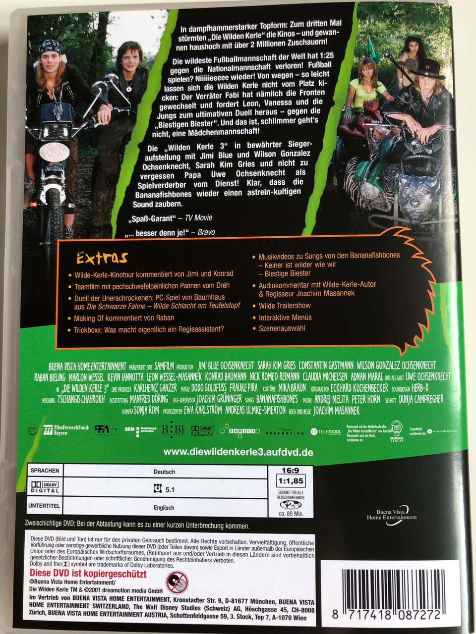 Die Wilden Kerle 3 Dvd 03 Die Attacke Der Biestigen Biester The Wild Soccer Bunch 3 Directed By Joachim Masannek Starring Jimi Blue Ochsenknecht Sarah Kim Gries Constantin Gastmann Wilson Gonzalez Ochsenknecht Bibleinmylanguage