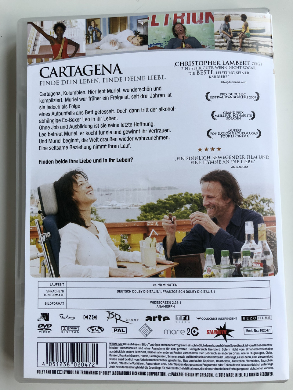 L'homme de chevet DVD 2009 Cartagena / Directed by Alain Monne / Starring:  Sophie Marceau, Christopher Lambert, Margarita Rosa de Francisco -  bibleinmylanguage