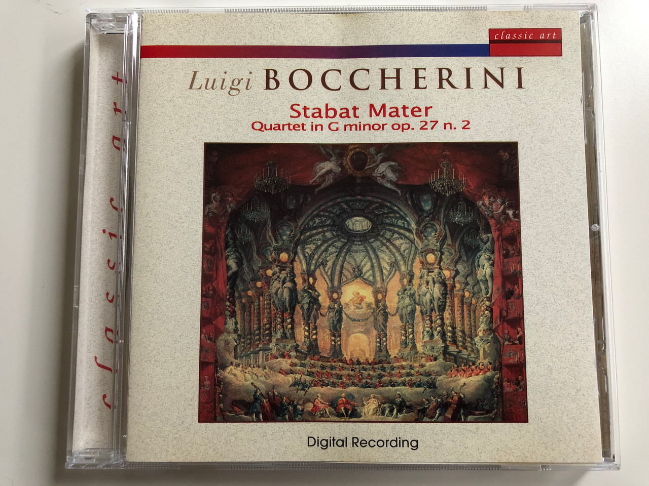 Luigi Boccherini ‎– Stabat Mater / Quartet In G Minor Op. N. 2 / Classic Art CD / CA 112 - bibleinmylanguage