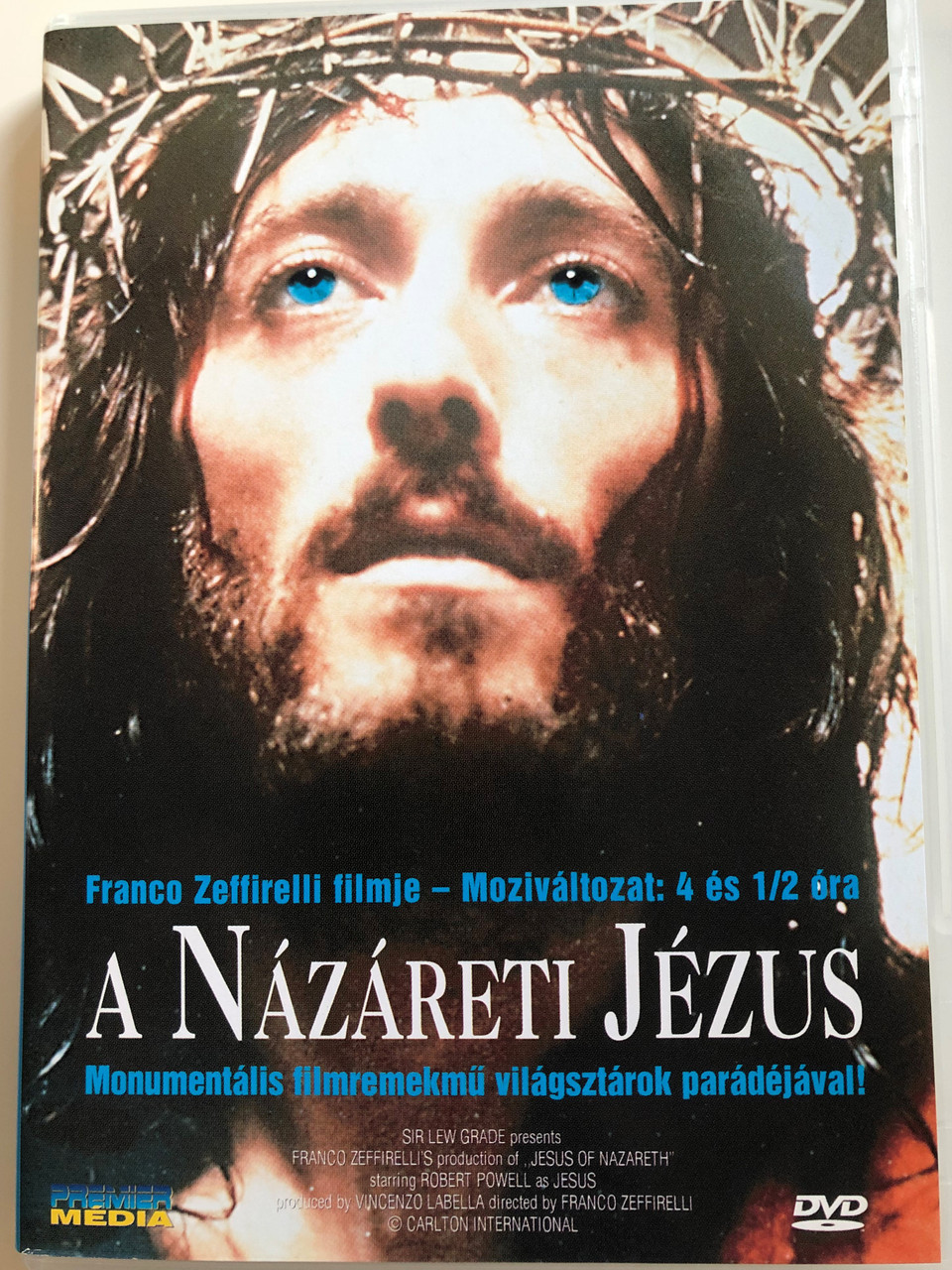 Jesus of Nazareth DVD 1977 A Názáreti Jézus / Directed by Franco Zeffirelli  / Starring: Robert Powell, Anne Bancroft, Ernest Borgnine, Claudia  Cardinale, Valentina Cortese - bibleinmylanguage