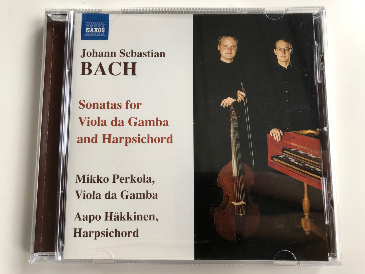 Johann Sebastian Bach - Sonatas for Viola da Gamba and Harpsichord / Viola  da Gamba: Mikko Perkola, Harpichord: Aapo Häkkinen ‎/ Naxos Rights  International Ltd. ‎Audio CD 2007 / 8.570210 - bibleinmylanguage