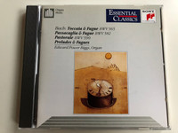 Bach: Toccata & Fugue BWV 565, Passacaglia & Fugue BWV 582, Pastorale BWV 590, Preludes & Fugues / Organ: Edward Power Biggs / Sony Classical ‎Audio CD 1991 / SBK 46 551
