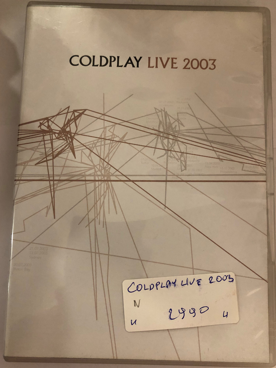 Coldplay Live DVD 2003 / Live Concert, Multi-angle feature, Tour diary  documentary / Emi Records - bibleinmylanguage