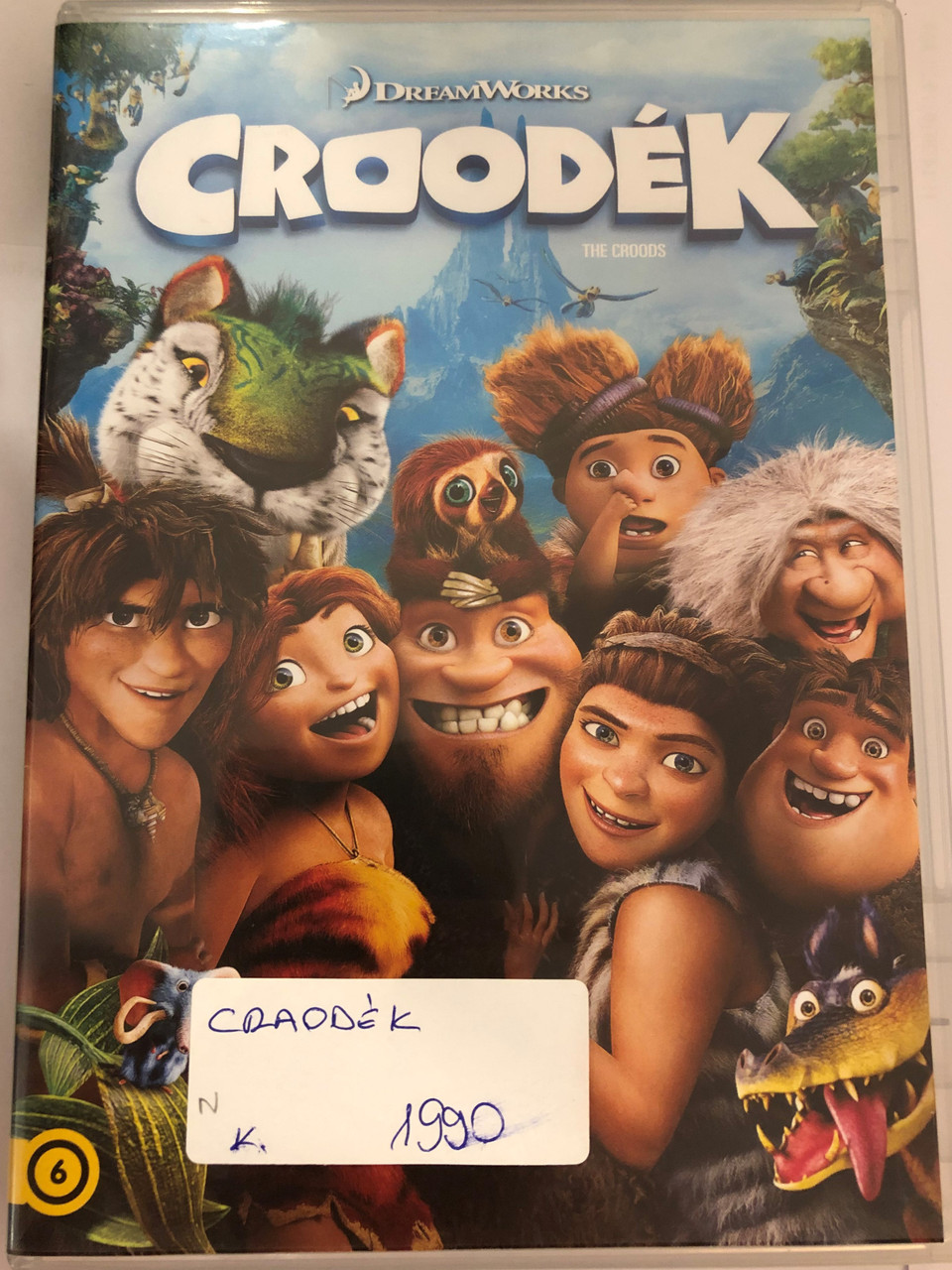The Croods DVD 2013 Croodék / Directed by Kirk DeMicco, Chris Sanders /  Starring: Nicolas Cage, Emma Stone, Ryan Reynolds, Catherine Keener, Clark  Duke - Bible in My Language