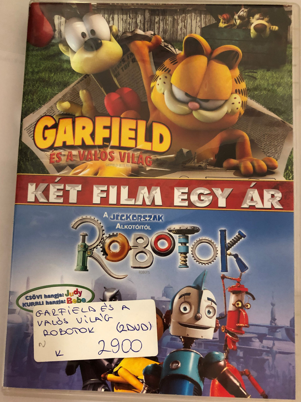 Garfield Gets Real 2007 - Robots 2005 DVD / Directed by Mark A. Z. Dippé,  Kyung Ho Lee - Chris