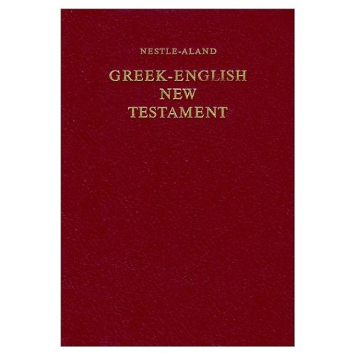 GreekEnglish New TestamentPRFLNestleAland/RSV [Paperback]