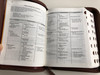Leather Bound Bible in Czech language - Ecumenical translation / Brown with zipper & thumb index / Pismo Svaté Starého a Nového Zakona / Český Ekumenický překlad / Česká biblicka společnost 2015 (9788075450036)