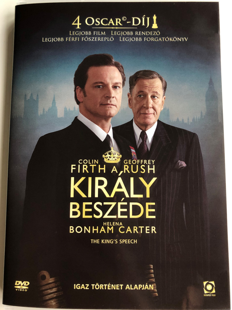 The King's Speech DVD 2011 A Király beszéde / Directed by Tom Hooper /  Starring: Colin Firth, Geoffrey Rush, Helena Bonham Carter, Guy Pearce -  bibleinmylanguage