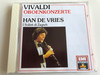 Vivaldi - Oboenkonzerte, Oboe Concertos / Han de Vries, I Solisti di Zagreb / EMI Studio Audio CD ‎1985 / CDM 4 89487 2